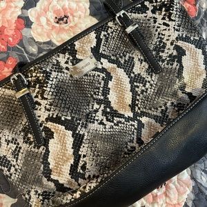 Nine West snake skin purse